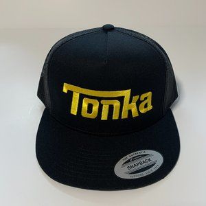 Yupoong Tonka direct Embroider Snapback Black/Black